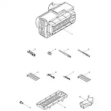Socket connector case - Блок «Vehicle Connector»  (номер на схеме: 10)