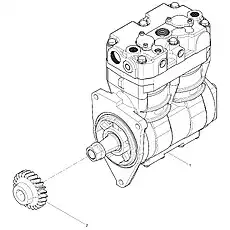 Air Compressor - Блок «Air Compressor Assembly»  (номер на схеме: 1)