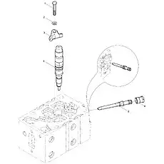 Nut - Блок «Fuel Injector Group»  (номер на схеме: 6)