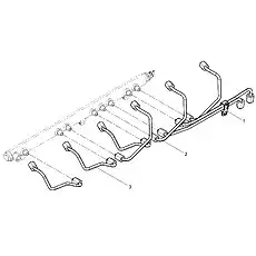 High-pressure Fuel Pipe Assembly - Блок «High Pressure Pipe Set»  (номер на схеме: 3)