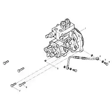 Fuel Injection Pump Set - Блок «High Pressure Pump Group»  (номер на схеме: 1)