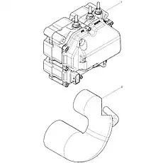 Air Connecting Rubber Pipe - Блок «Packing Box Chassis Parts Group»  (номер на схеме: 2)