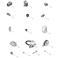 Vehicle Connector - Блок «Parts Box Group»  (номер на схеме: 1)