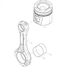 Connecting Rod Upper Shell - Блок «Piston and Connecting Rod Group»  (номер на схеме: 3)