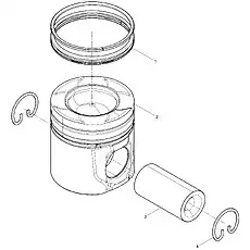 Piston Pin Retainer - Блок «Piston Assembly»  (номер на схеме: 4)