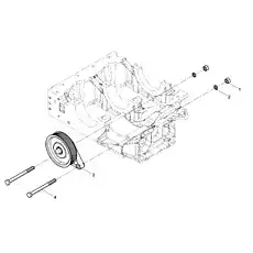 6PK idle wheel - Блок «Air Conditioning Compressor Group»  (номер на схеме: 3)