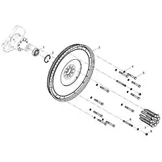 Flywheel bolt - Блок «Flywheel Group»  (номер на схеме: 7)