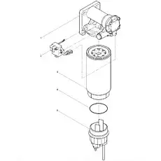 Element of fuel filter - Блок «Fuel System Protector»  (номер на схеме: 3)
