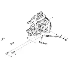 Hollow bolt - Блок «High pressure pump assembly»  (номер на схеме: 4)