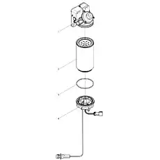 Cup components - Блок «Primary fuel filter»  (номер на схеме: 4)