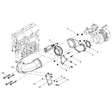 Rear Exhaust Manifold Group