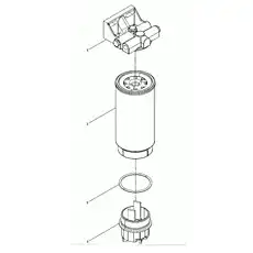 Sealing ring CLX240-1004 - Блок «Fuel prefilter A124-4110002785»  (номер на схеме: 3)
