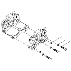 Screw Q150B1045 01111297 - Блок «Housing of two stage equalizing device group A113-4110002247 13033931»  (номер на схеме: 5)