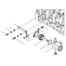 Draining valve 13024409 - Блок «Oil cooler assembly A139-4110002247»  (номер на схеме: 7)