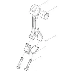 Spring straight pin - Блок «Connecting rod assembly»  (номер на схеме: 3)