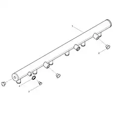 Plug - Блок «Cooling water pipe subassembly»  (номер на схеме: 3)