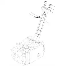 Hexagon bolt with wire hole on head - Блок «Fuel Injection assembly»  (номер на схеме: 5)
