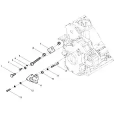 Motor bracket - Блок «Generator bracket»  (номер на схеме: 11)