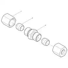 Ferrule cone connectors nut - Блок «Nose nipple»  (номер на схеме: 1)