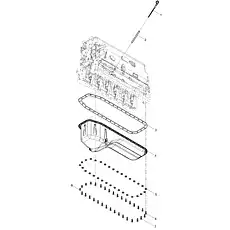Tube - Блок «Oil pan assembly»  (номер на схеме: 2)