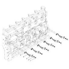 Cooling nozzle assembly - Блок «Piston cooling nozzle»  (номер на схеме: 4)