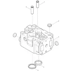 Corehole plug - Блок «Cylinder head assembly 2»  (номер на схеме: 2)