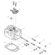 Hexagon bolt - Блок «Cylinder head assembly»  (номер на схеме: 1)