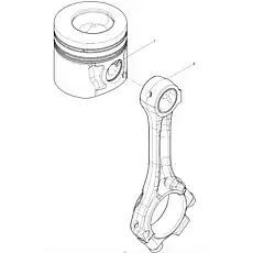 Connecting rod assembly - Блок «Piston and Connection Rod Group 2»  (номер на схеме: 2)