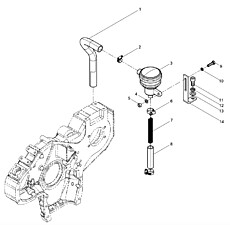 Crankcase ventilation device assembly
