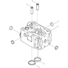 Intake valve seat - Блок «Cylinder head assembly 2»  (номер на схеме: 6)