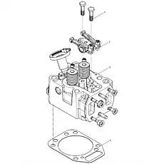 Cylinder gasket - Блок «Cylinder head assembly»  (номер на схеме: 4)