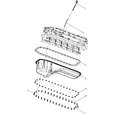 Dipstick tube - Блок «Oil pan assembly»  (номер на схеме: 2)