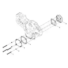Hydraulic pump seat - Блок «Hydraulic Pump Group»  (номер на схеме: 6)
