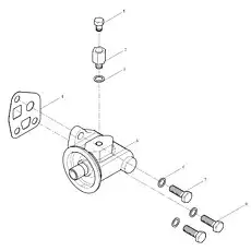 Screw plug - Блок «Oil filter seat subassembly»  (номер на схеме: 1)