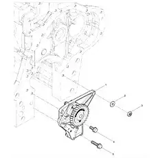 Self-lock nut - Блок «Oil pump assembly»  (номер на схеме: 3)