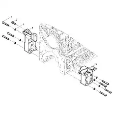Spring Washer - Блок «Engine Bracket Group»  (номер на схеме: 3)