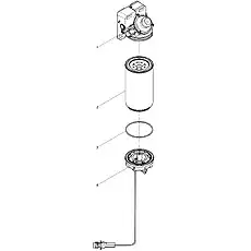 Fuel Filter Seat - Блок «Fuel Coarse Filter»  (номер на схеме: 1)