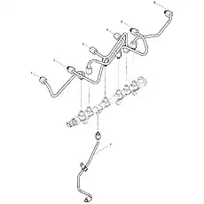 High-pressure Fuel Pipe Assembly - Блок «High-pressure Fuel Pipe Assembly»  (номер на схеме: 3)