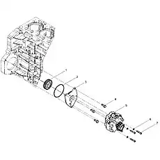 Fuel Injection Pump Gear - Блок «High Pressure Pump Group»  (номер на схеме: 1)