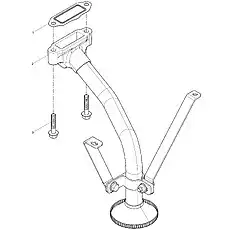 Lubricating Oil Suction Strainer - Блок «Oil Strainer Group»  (номер на схеме: 2)