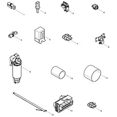 Urea Pressure Pipe - Блок «Parts Box Group»  (номер на схеме: 12)
