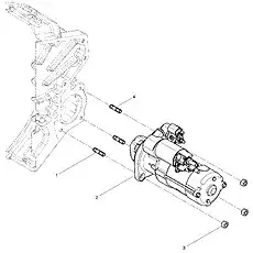 Starter Motor - Блок «Starter Assembly»  (номер на схеме: 2)