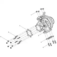 Gasket - Блок «Turbocharger Group»  (номер на схеме: 3)