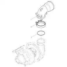 Clamp - Блок «Группа трубок компрессора»  (номер на схеме: 2)