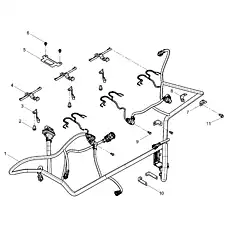 Bracket - Блок &laquo;Группа электронного управления системы жгута&raquo;  (номер на схеме: 10)