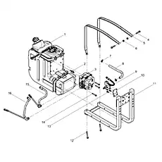 Clamp Strip - Блок «Интегрированная сборка бака для мочевины»  (номер на схеме: 5)