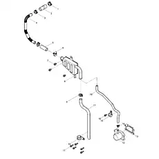 Clamp - Блок «Группа разделителя масло-газ»  (номер на схеме: 6)