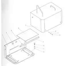 Box - Блок «Ящик батареи»  (номер на схеме: 1)