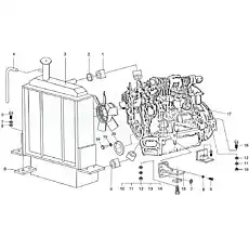 Rubber Cushion - Блок «Система двигателя»  (номер на схеме: 13)
