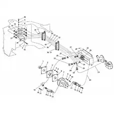 Plate - Блок «Рабочее устройство гидравлической системы»  (номер на схеме: 30)